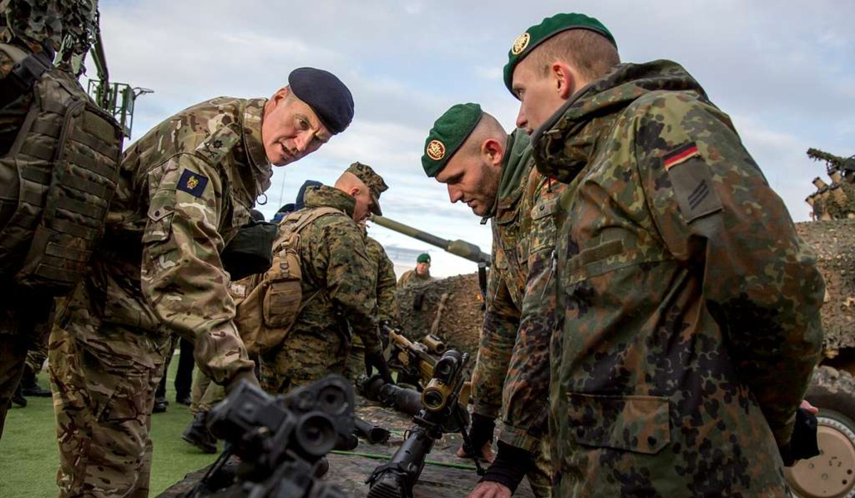 German soldiers from the 91st Infantry Battalion (Jägerbataillon 91)