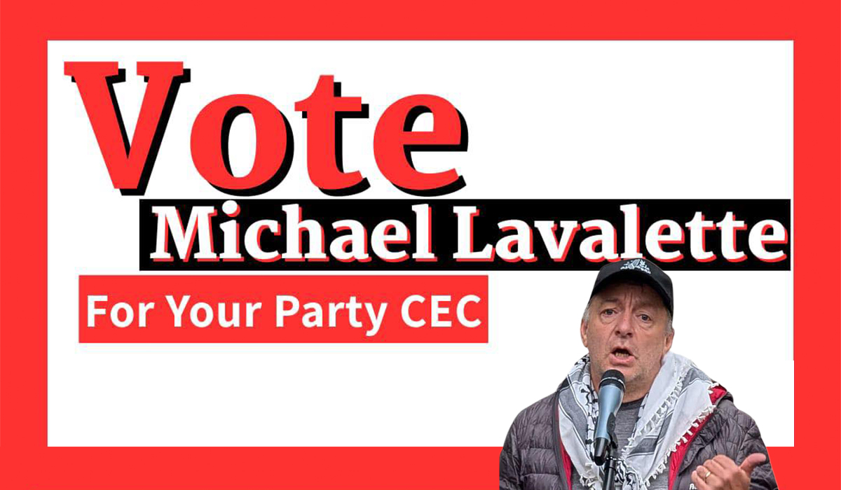 Your Party elections: 1,2,3, Michael Lavalette for me!