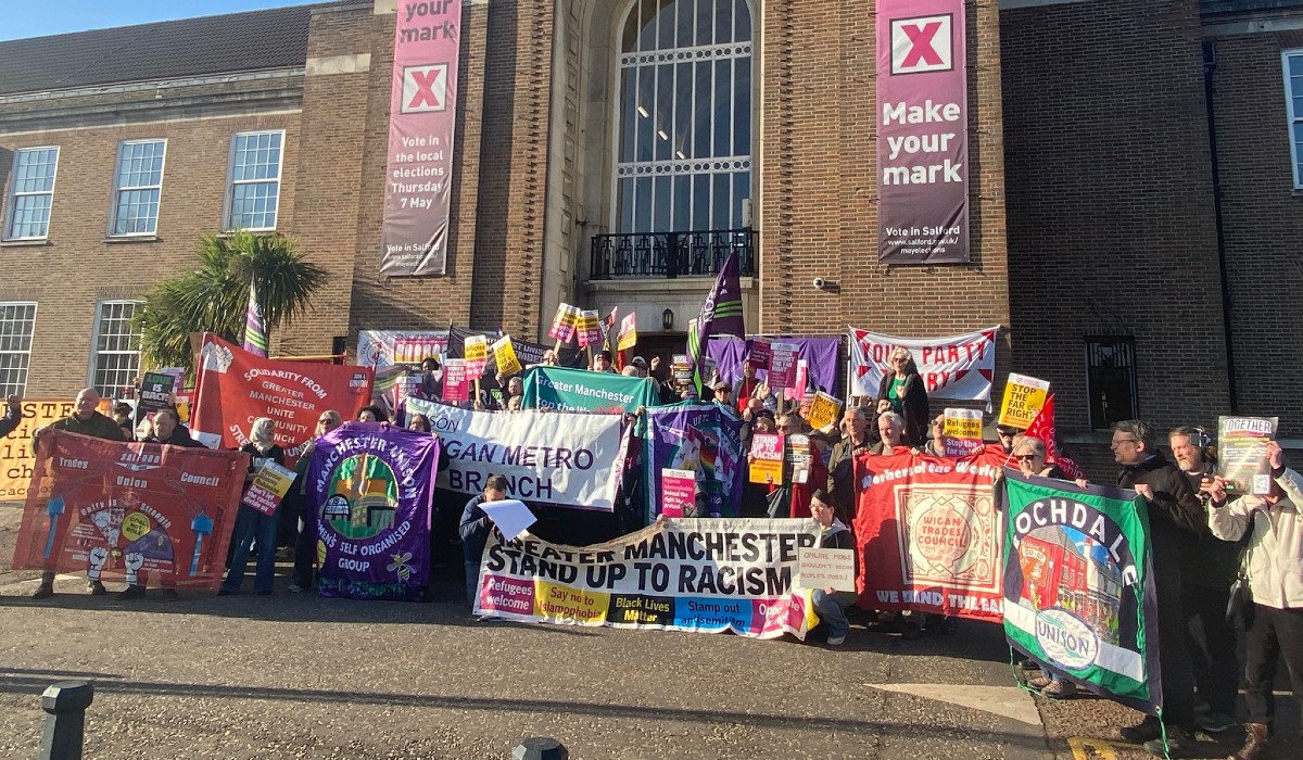 Rally in defence of Ameen Hadi, 18 March