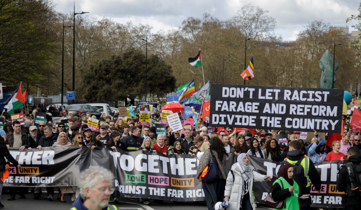 Together against the far right demonstration, 28 March
