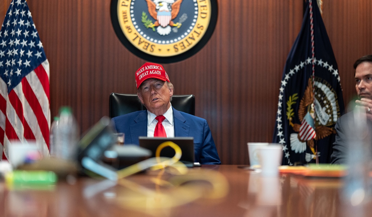 Trump and his National Security Team, 2025