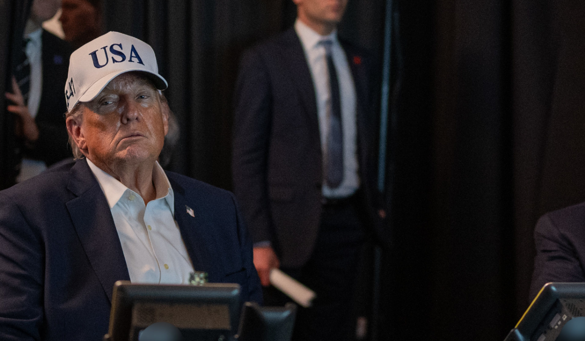 Donald Trump overseeing Operation Epic Fury at Mar-a-Lago, February 2026. Photo: Flickr/Daniel Torok