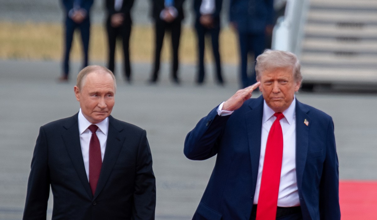 Trump and Putin, August 2025