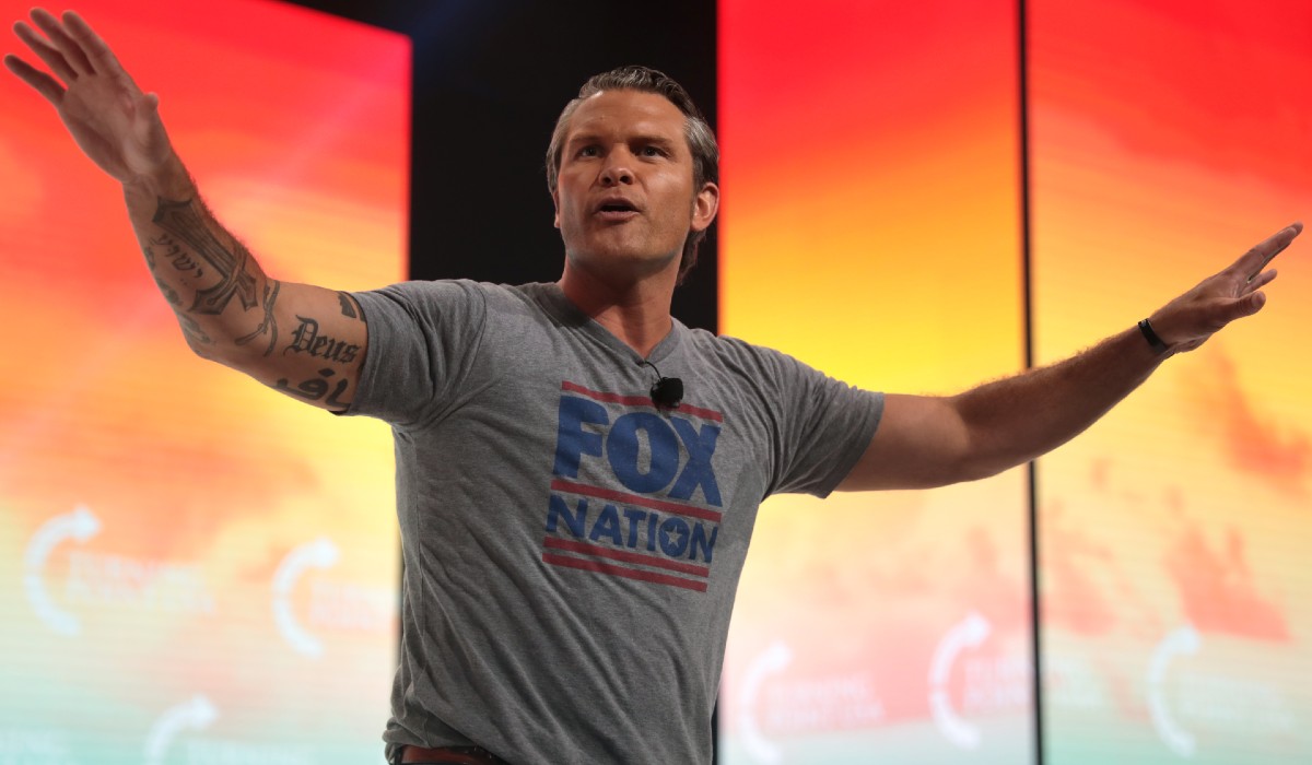 Pete Hegseth speaking at 2021 Student Action Summit