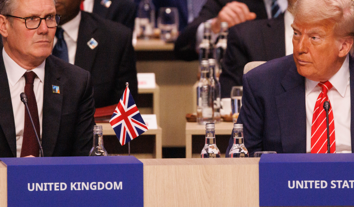 Sir Keir Starmer and Donald Trump at The Hague, June 2025. Photo: Flickr/Simon Dawson