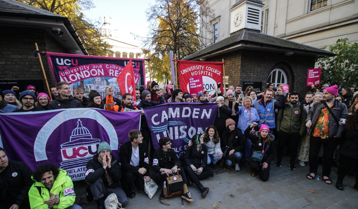 UCU rally.