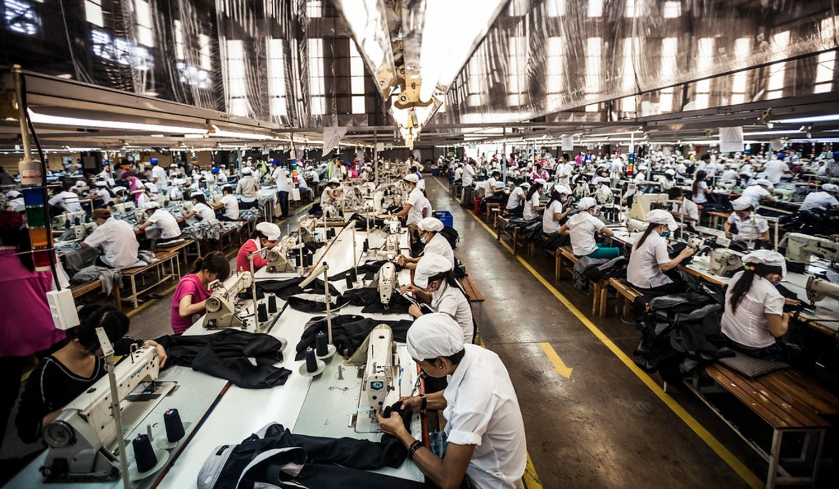 Ando International garment factory workers Vietnam