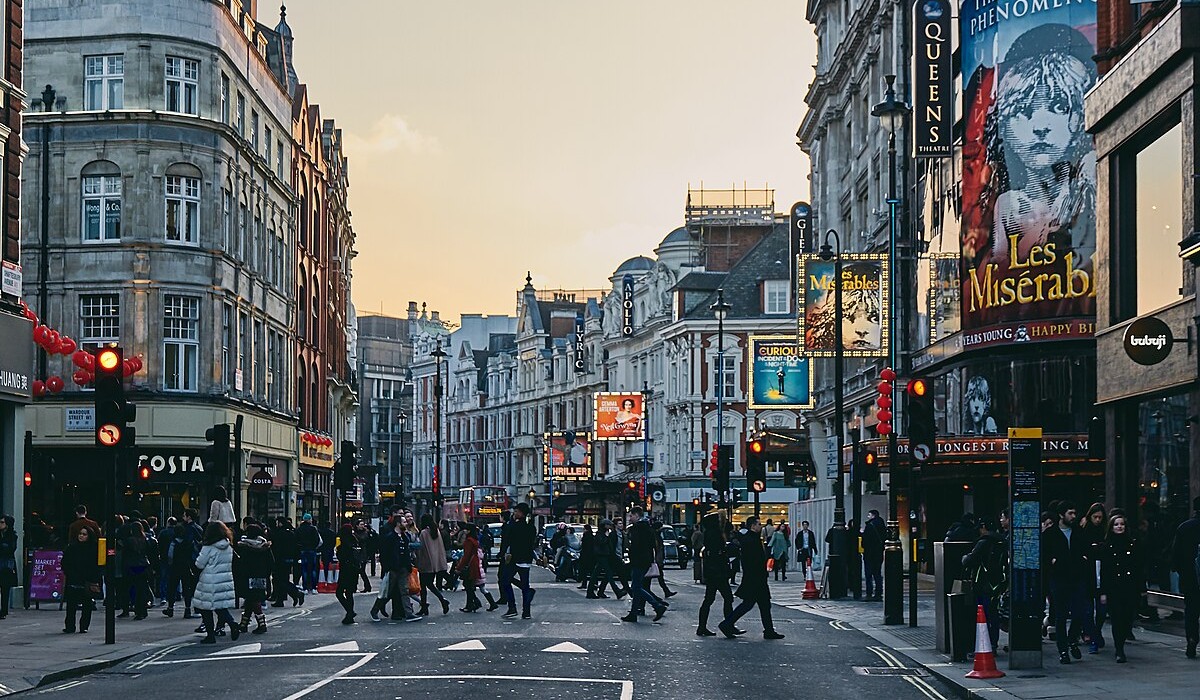 The West End in London.