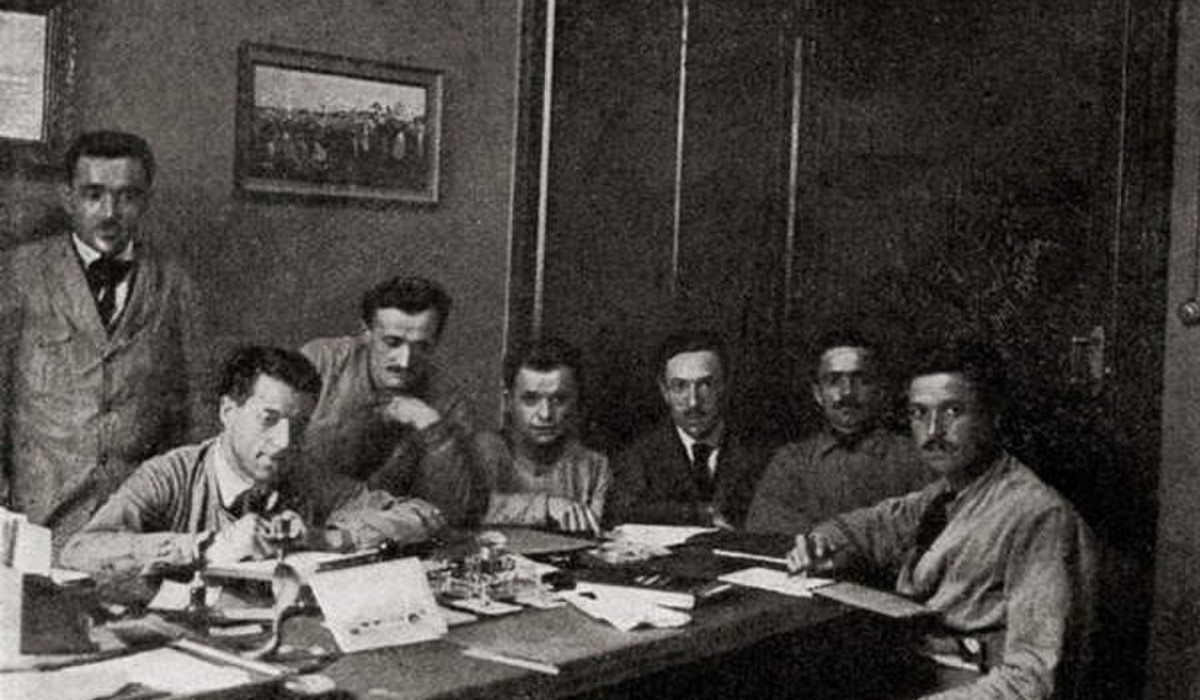 Workers' occupation of the Fiat factory in Turin during Biennio Rosso, Italy 1920