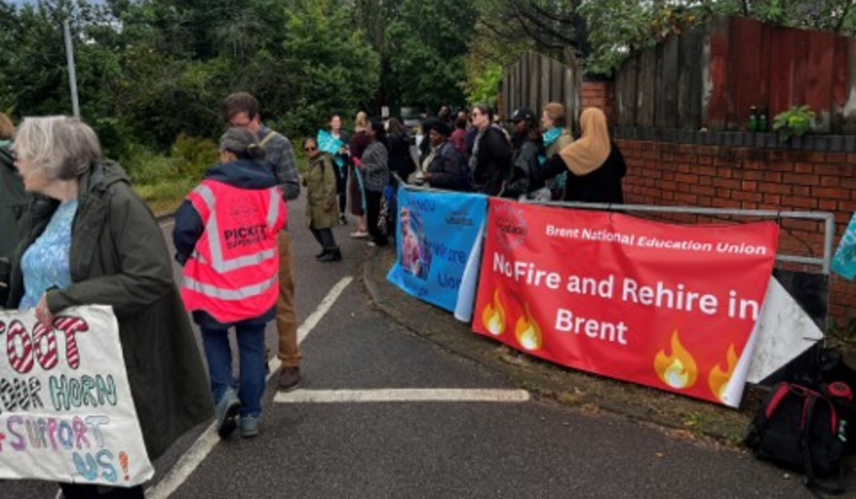 Woodfields School strike.