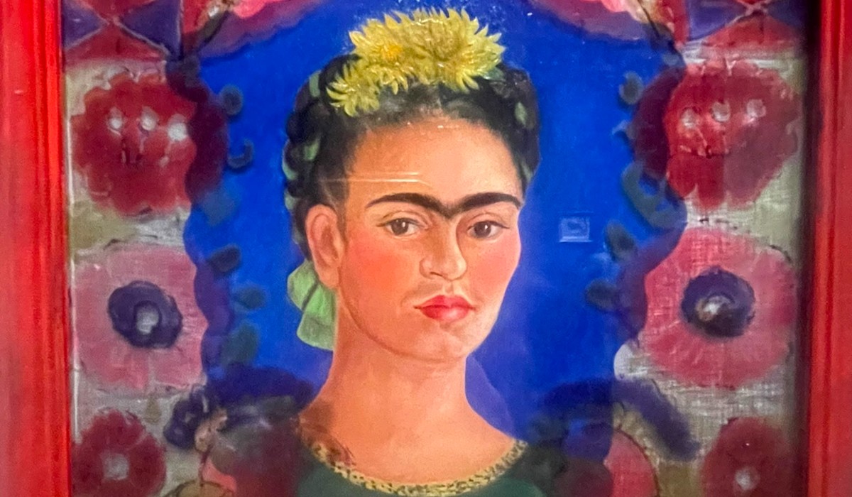 Painting of Frida Kahlo from the exhibition