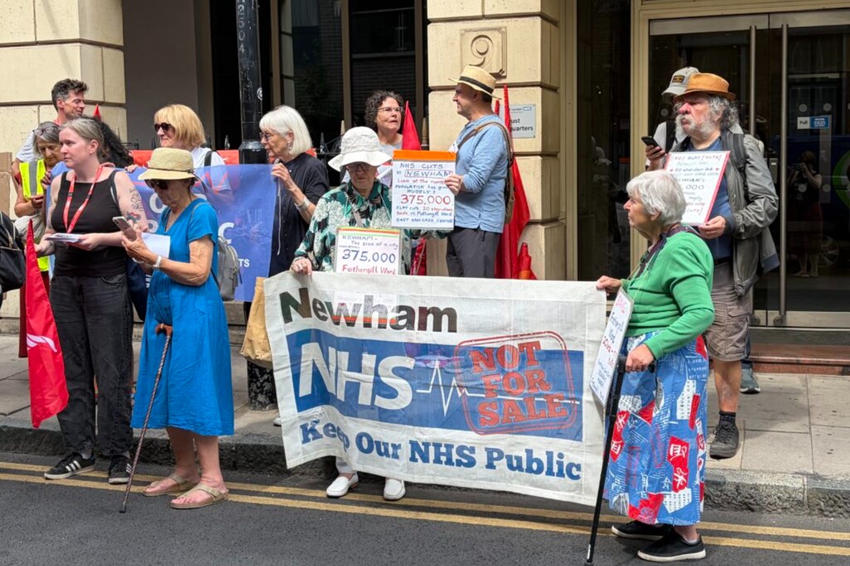 Rally in support of Mark Dunne, Unite representative at East London Foundation Trust 24 Jul 2026