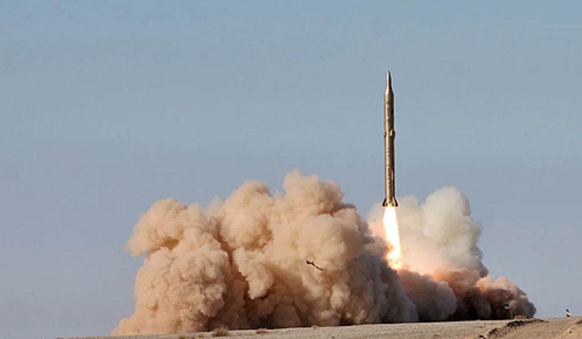 Iranian ballistic missile launch